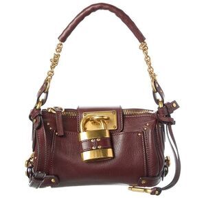 Chloé Paddington Small Leather Shoulder Bag, Brown